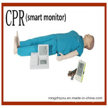 Umfassende Notfall-Fähigkeiten Human CPR Manikin Modell (Smart Monitor)